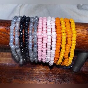 14 Colorful Beaded Bracelets, add a pop of color to your style.